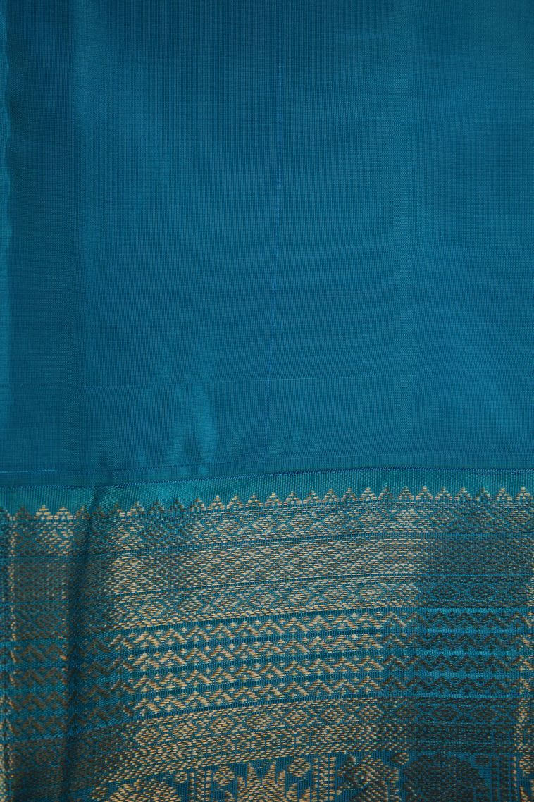 Taffy Pink Soft Silk Saree with Gold Zari Buttis (small Dots Or Motifs) view 3