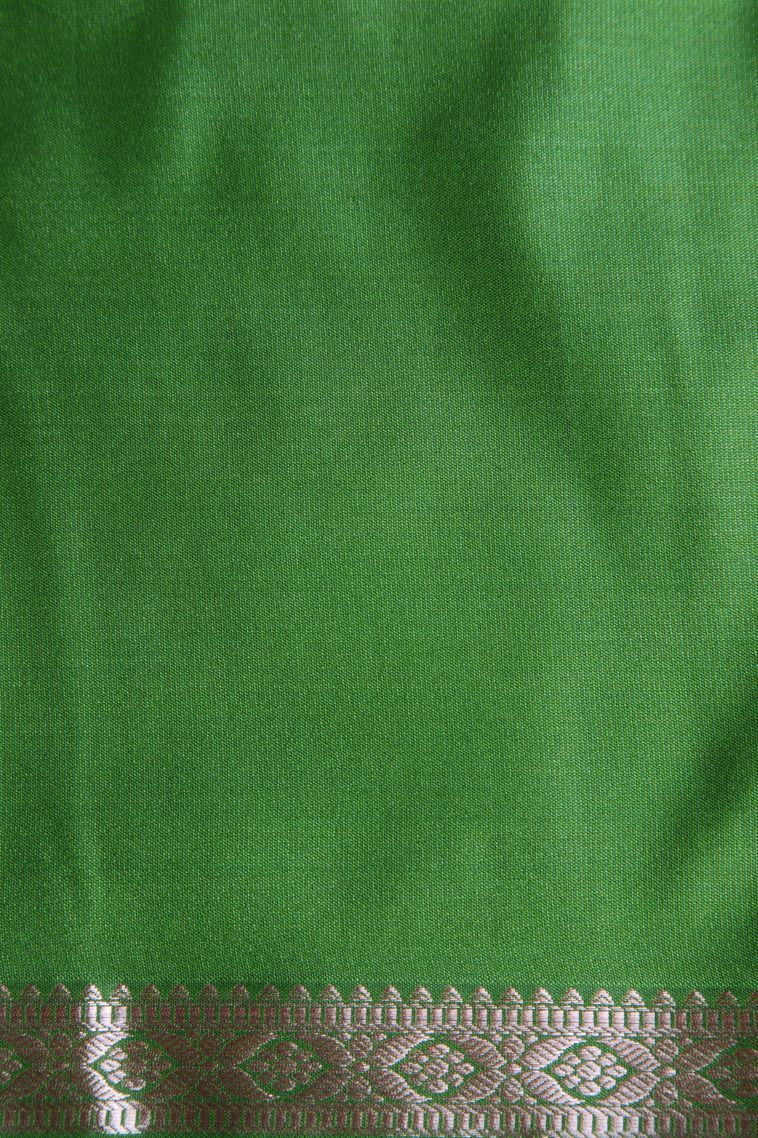 Garnet Red Soft Silk Sarees with Gold Zari Floral Patterns view 3