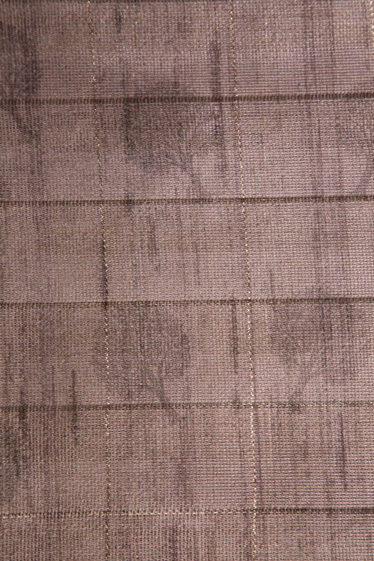 Mauve Purple Jute Sarees with Gold Zari Horizontal Model view 3