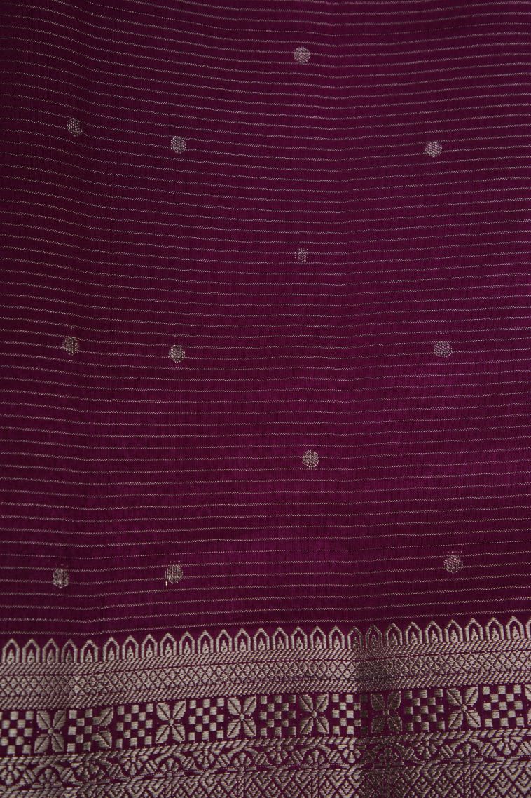 Macaroon Yellow Raw Silk Sarees with Gold Zari Geometric Shapes view 3