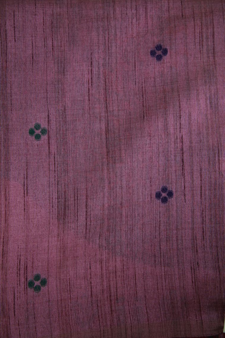 Taffy Pink Tussar Saree with Without Zari Zari Floral Patterns view 3